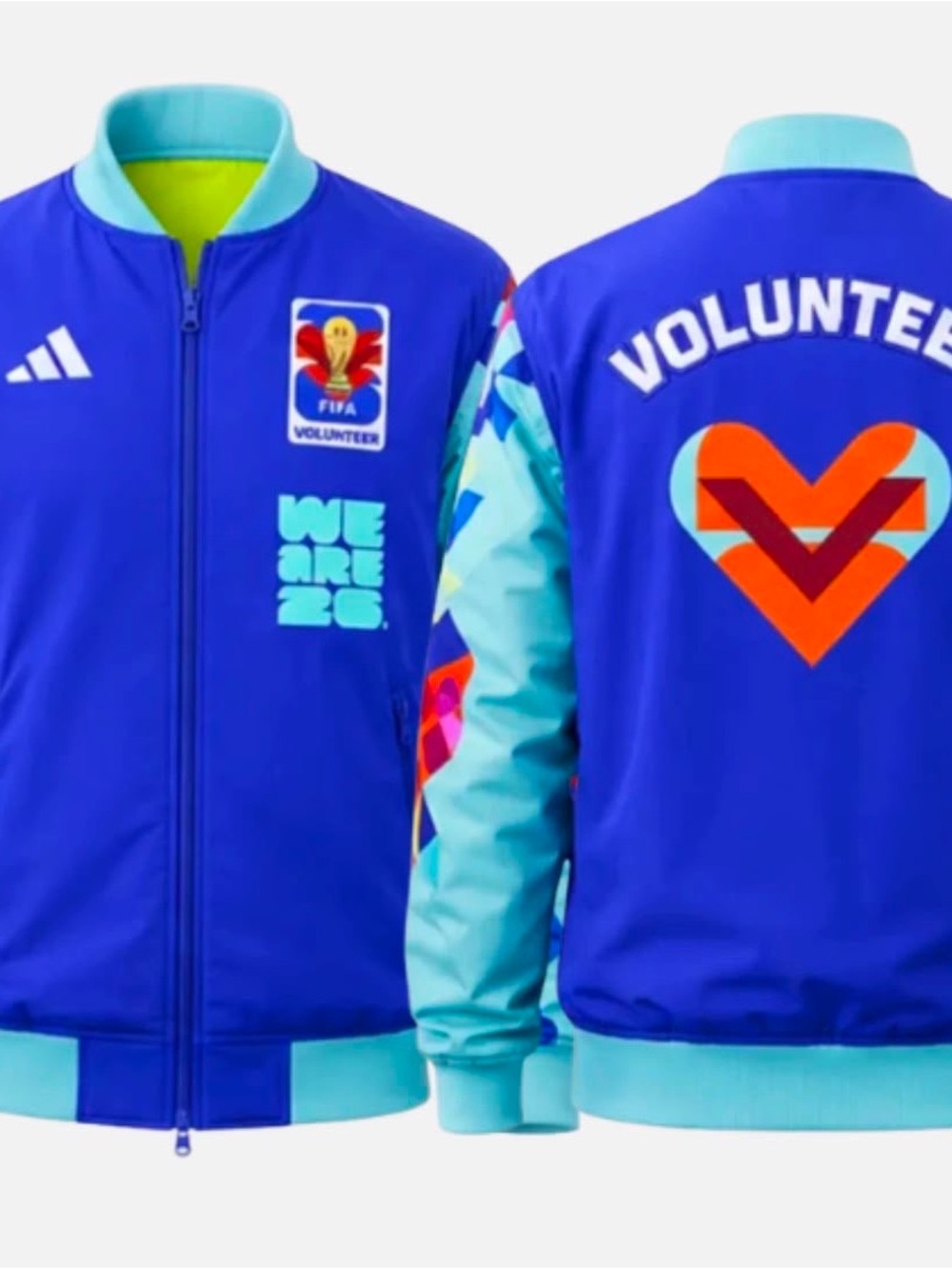adidas Blue & Teal FIFA Jacket - Unisex